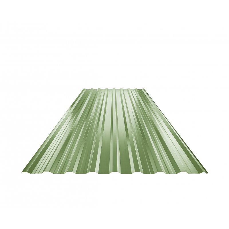 Krovni trapez sa prepustom TR 18A+  - Pocink obojeni  - Trava zelena  -  Slika