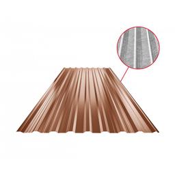 Krovni trapez sa prepustom TR 18A+ SQ (sound – aqua)  - Pocink obojeni  - Bakarno smeđa  -  Slika 1