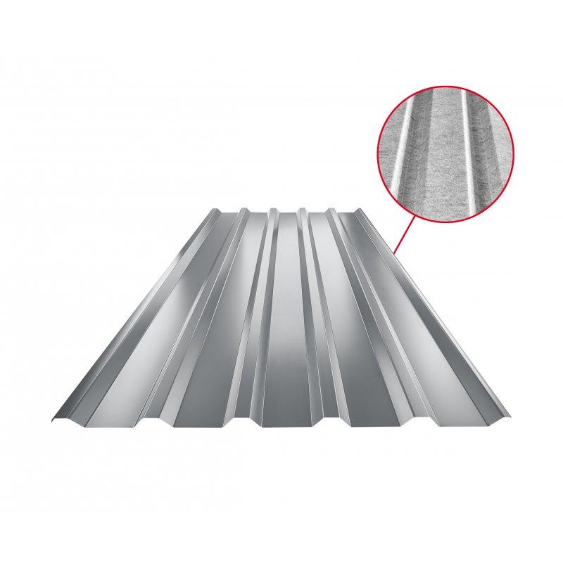 Krovni trapez TR 35A SQ (sound – aqua)  - Pocink obojeni  - Prašinasto siva  -  Slika