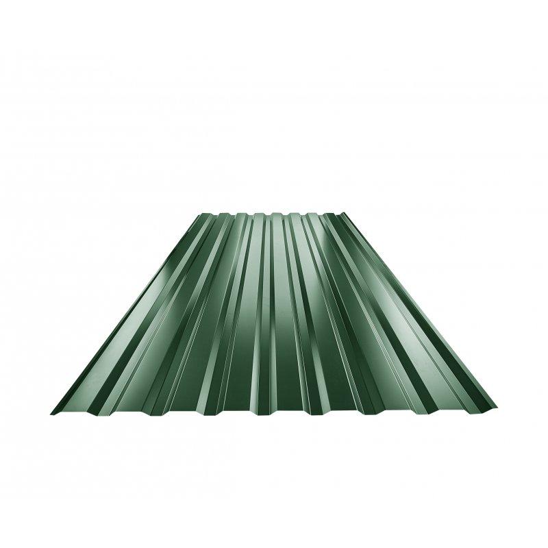 Fasadni trapez TR 18B  - Pocink obojeni  - Mahovinasto zelena  -  Slika