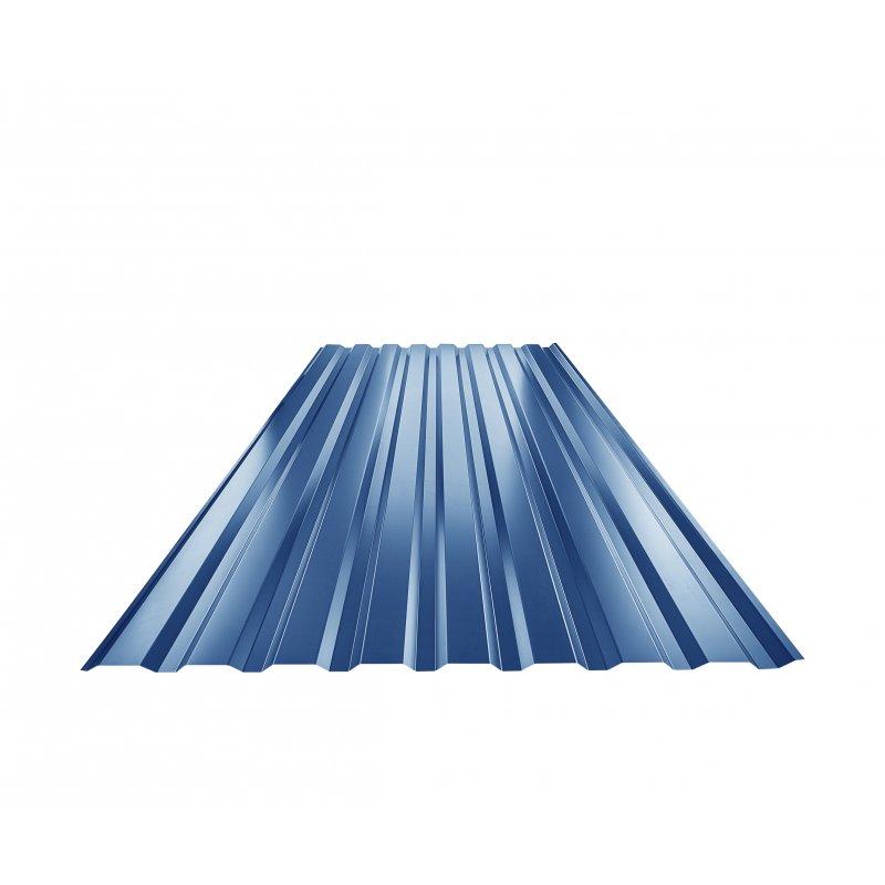 Fasadni trapez TR 18B  - Pocink obojeni  - Tamno plava  -  Slika