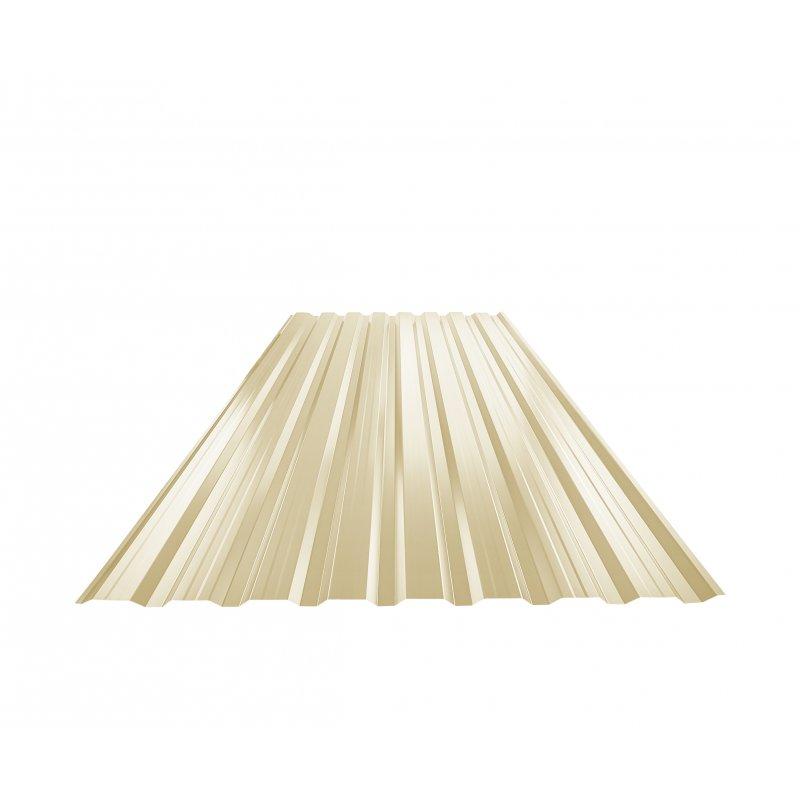 Fasadni trapez sa prepustom TR 18B+  - Pocink obojeni  - Slonova kost  -  Slika