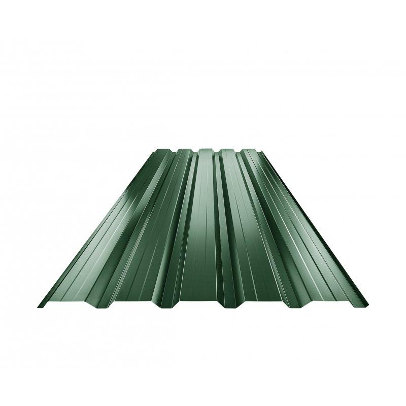 Fasadni trapez sa prepustom TR 35B+  - Pocink obojeni  - Mahovinasto zelena  -  Slika