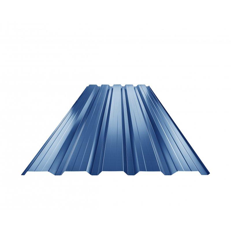 Fasadni trapez sa prepustom TR 35B+  - Pocink obojeni  - Tamno plava  -  Slika