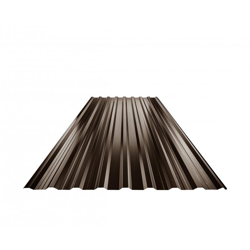 Krovni trapez sa prepustom TR 18A+  - Pocink obojeni
MARCEGAGLIA  - Tamno braon ČOKO  -  Slika