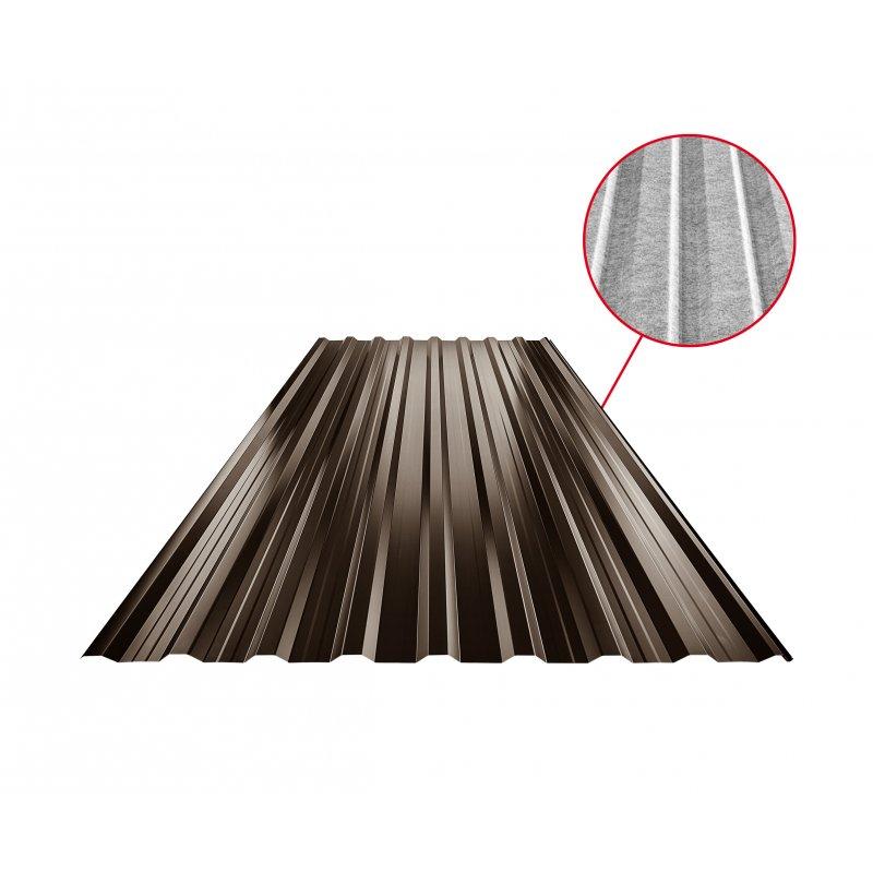 Krovni trapez sa prepustom TR 18A+ SQ (sound – aqua)  - Pocink obojeni
MARCEGAGLIA  - Tamno braon ČOKO  -  Slika