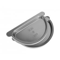 Završetak sa gumom  - Pocink obojeni  - Antracit  -  Slika 1