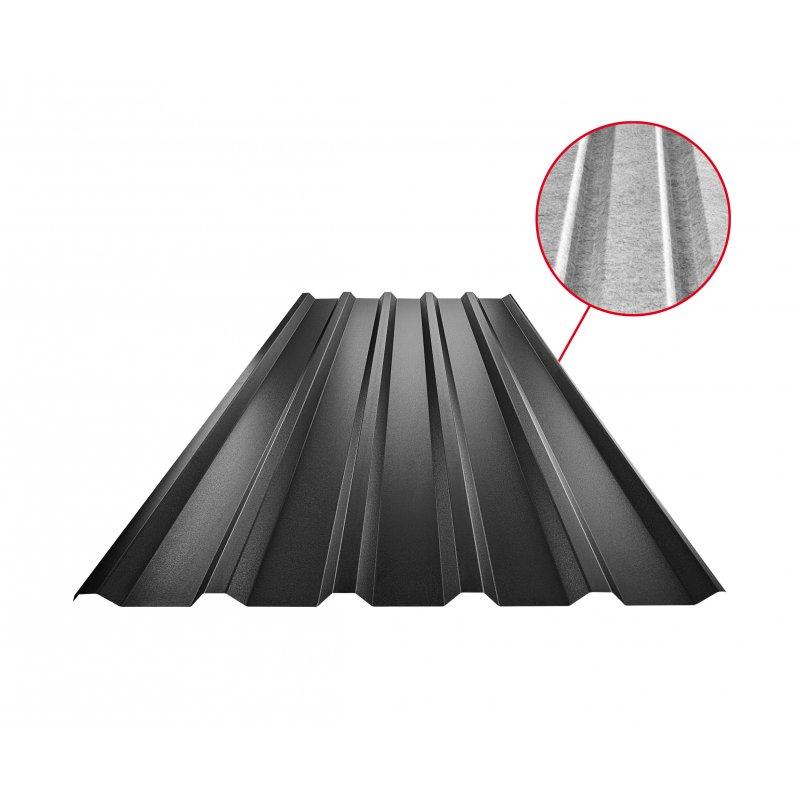 Krovni trapez TR 35A SQ (sound – aqua)  - Pocink obojeni
MATT MARCEGAGLIA  - Intenzivno crna MATT  -  Slika