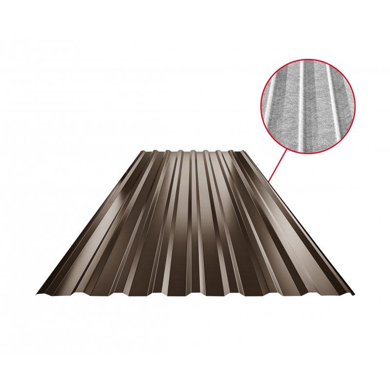 Krovni trapez sa prepustom TR 18A SQ (sound – aqua)  - Aluminijum obojeni  - Testa di Moro  -  Slika