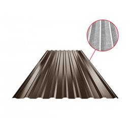 Krovni trapez sa prepustom TR 18A SQ (sound – aqua)  - Aluminijum obojeni  - Testa di Moro  -  Slika 1