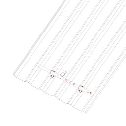 Cev snegobrana  - Aluminijum  - Natur  -  Slika 3