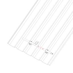 PVC spojnica cevi snegobrana  - PVC  - Intenzivno crna  -  Slika 3