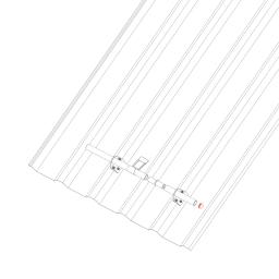 PVC poklopac cevi snegobrana  - PVC  - Prašinasto siva  -  Slika 3