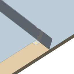 Fiksni V hafter  - Inox  - AISI 304 BA – ogledalo sjaj  -  Slika 2