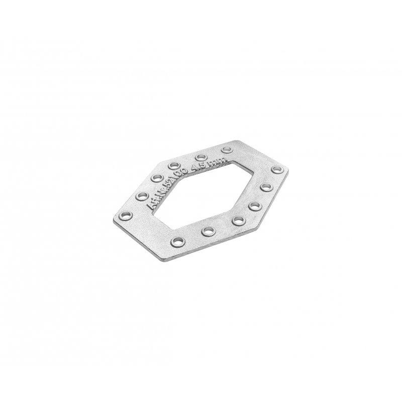 Montažna podloga za izravnavanje  - Aluminijum  - Natur  -  Slika