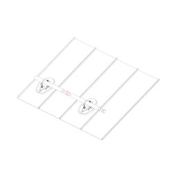 PVC spojnica cevi snegobrana  - PVC  - Intenzivno crna  -  Slika 4