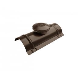 Slemenjak za ventilaciju  - Pocink obojeni  - Tamno braon ČOKO  -  Slika 1