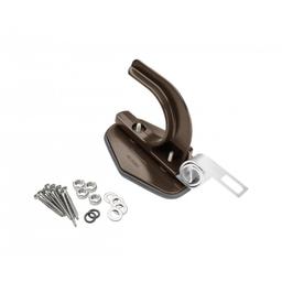 Držač prečke na montažnoj ploči sa osiguračem  - Aluminijum obojeni  - Testa di Moro  -  Slika 1