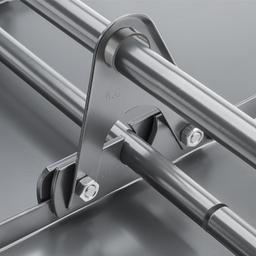 PVC odstojni prsten za nastavak nosača snegobrana  - PVC  - Intenzivno crna  -  Slika 3