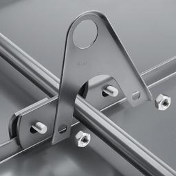 Nastavak za nosač snegobrana za falcovani krov  - Aluminijum obojeni  - Tamno silver  -  Slika 3