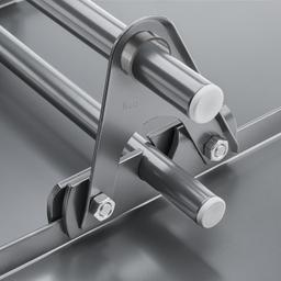 Cev za snegobran  - Aluminijum – Natur  - Pocink obojeni – Intenzivno crna  -  Slika 4