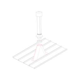 Podnožje za ventilaciju - Trihter  - Aluminijum obojeni
W.15  - Vinsko crvena W.15  -  Slika 3