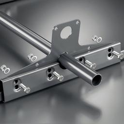 Nosač cevi snegobrana sa dve rupe  - Pocink obojeni  - Testa di Moro  -  Slika 2