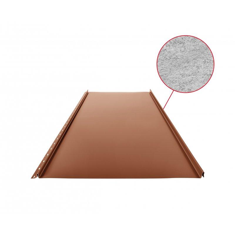 Krovni panel CLICK 515 PSQ  - Pocink obojeni  - Bakarno smeđa  -  Slika