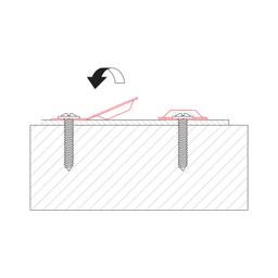 Montažna kapica sa podloškom 20/3  - Bakar  - Natur  -  Slika 3