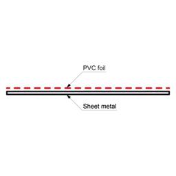 PVC plastifikovana lima - Prašinasto siva - Slika 3