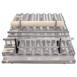 Držač merdevina  - Aluminijum – Natur  - Pocink obojeni – Vinsko crvena  -  Slika 2