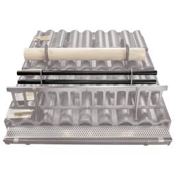 Cev za snegobran - Aluminijum – Natur - Pocink obojeni – Intenzivno crna - Slika 2