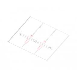 Nosač cevi snegobrana sa dve rupe  - Pocink obojeni
MATT  - Antracit MATT  -  Slika 4