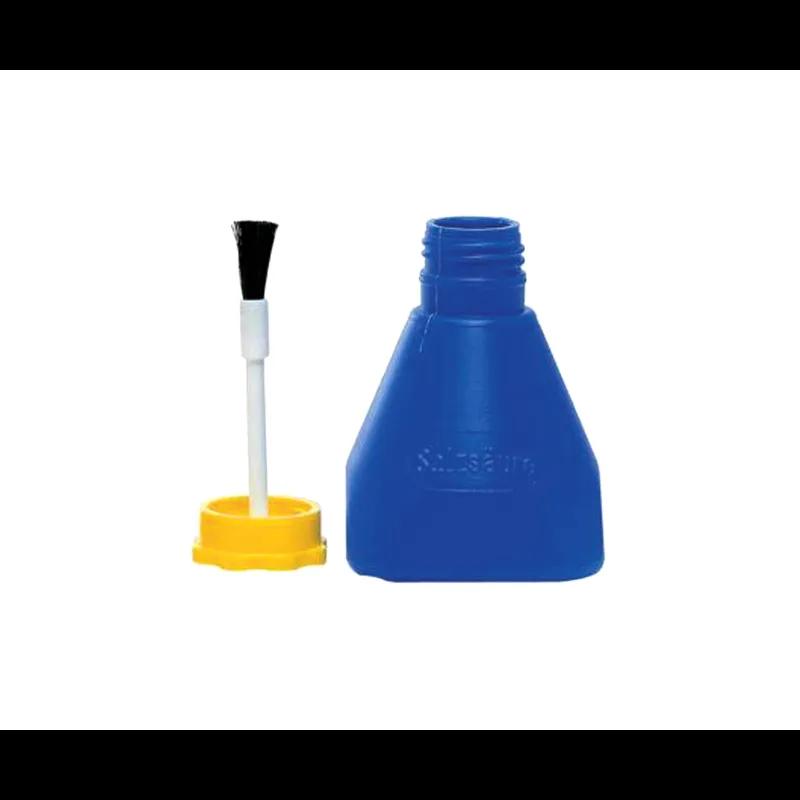 Flaša za kiselinu sa četkom plava  - PVC  -  Slika