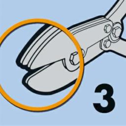 Klešta za falcovanje sa 3 zuba  - Čelik  -  Slika 2