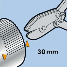 Klešta za falcovanje sa 3 zuba  - Čelik  -  Slika 3