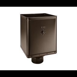 Sabirni kotlič DESIGN ekscentričan  - Pocink obojeni  - Tamno braon ČOKO  -  Slika 1