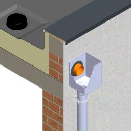 Sabirni kotlič DESIGN ekscentričan  - Pocink obojeni  - Tamno braon ČOKO  -  Slika 2