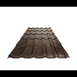 Krovni pokrivač UNI 2  - Pocink obojeni  - Tamno braon ČOKO  -  Slika 1