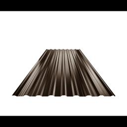 Krovni trapez sa prepustom TR 18A+  - Pocink obojeni  - Tamno braon ČOKO  -  Slika 1