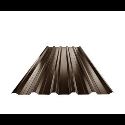 Krovni trapez sa prepustom TR 35A+  - Pocink obojeni  - Tamno braon ČOKO  -  Slika 1