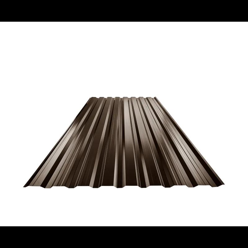 Fasadni trapez sa prepustom TR 18B+  - Pocink obojeni  - Tamno braon ČOKO  -  Slika