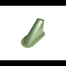 Podnožje za ventilaciju - Trihter  - Aluminijum – Natur  - Pocink obojeni – Trava zelena  -  Slika 1