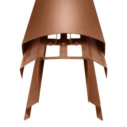 Slemenjak za ventilaciju UNI l=1,22 m  - Aluminijum – Natur  - Pocink obojeni – Bakarno smeđa  -  Slika 2