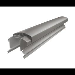 Slemenjak za ventilaciju UNI l=1,22 m  - Aluminijum – Natur  - Pocink obojeni – Tamno silver – P.20  -  Slika 1