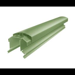 Slemenjak za ventilaciju UNI l=1,22 m  - Aluminijum – Natur  - Pocink obojeni – Trava zelena  -  Slika 1