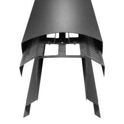 Slemenjak za ventilaciju UNI l=1,22 m  - Aluminijum obojeni  - Antracit  -  Slika 2