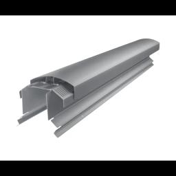 Slemenjak za ventilaciju UNI l=1,22 m  - Aluminijum obojeni  - Svetlo siva  -  Slika 1