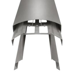 Slemenjak za ventilaciju UNI l=1,22 m  - Aluminijum obojeni  - Tamno silver  -  Slika 2