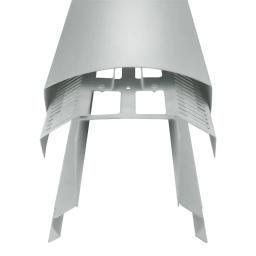 Slemenjak za ventilaciju UNI l=1,22 m  - Aluminijum obojeni  - Cink siva  -  Slika 2